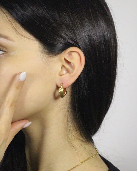 16.5mm Hoop Earrings in 9ct Yellow Gold