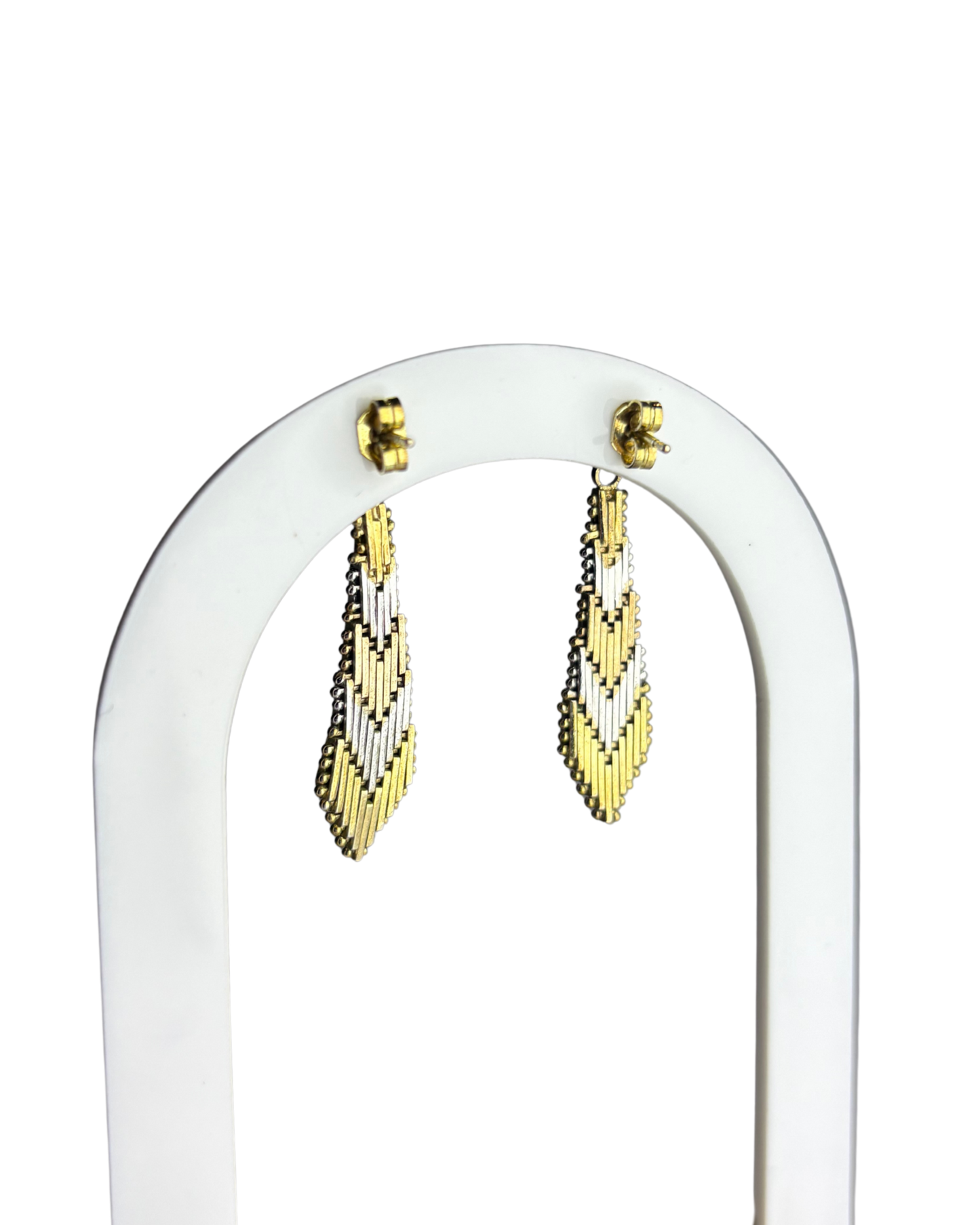 Dangle Earring in 9ct Gold Plated Sterling Silver