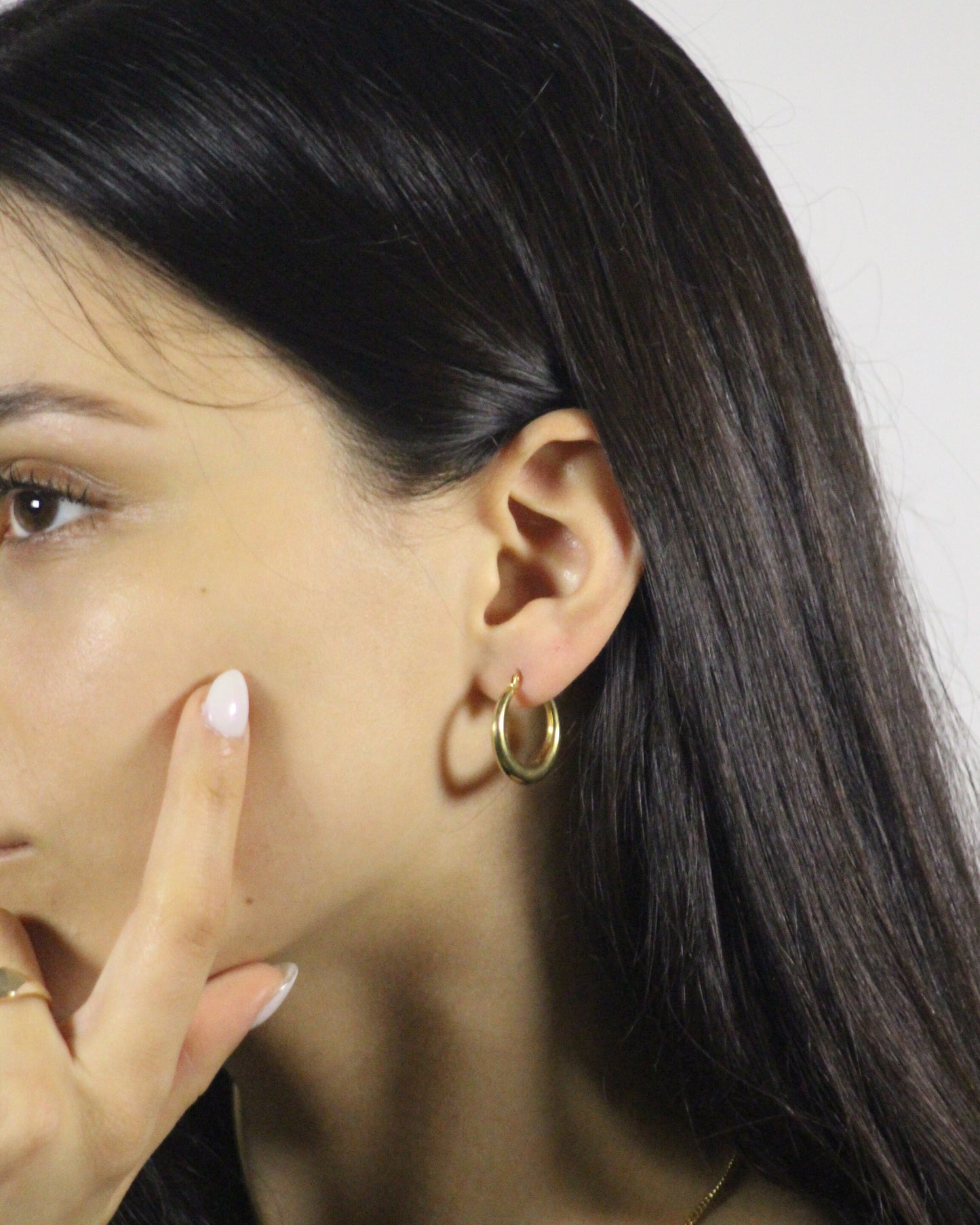 21mm Hoop Earrings in 9ct Yellow Gold