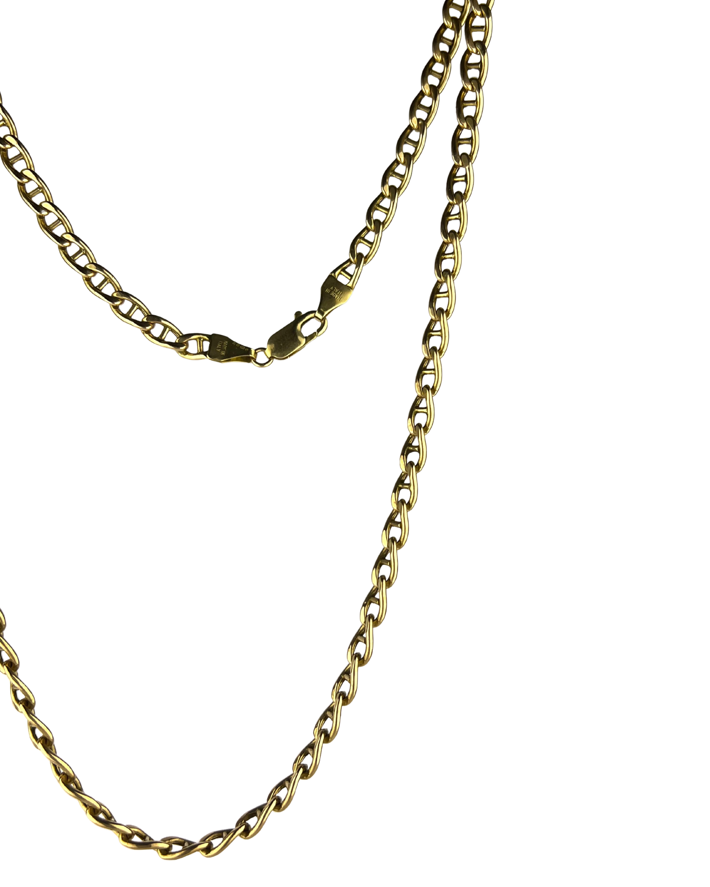 52cm Hollow Anchor Chain in 9ct Yellow Gold