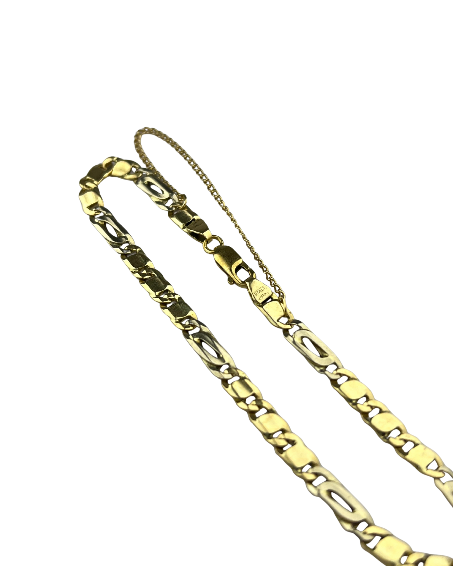 21cm Solid Bracelet in 9ct Yellow Gold