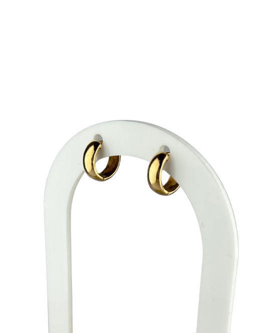 13mm Huggie Earrings in 9ct Yellow Gold