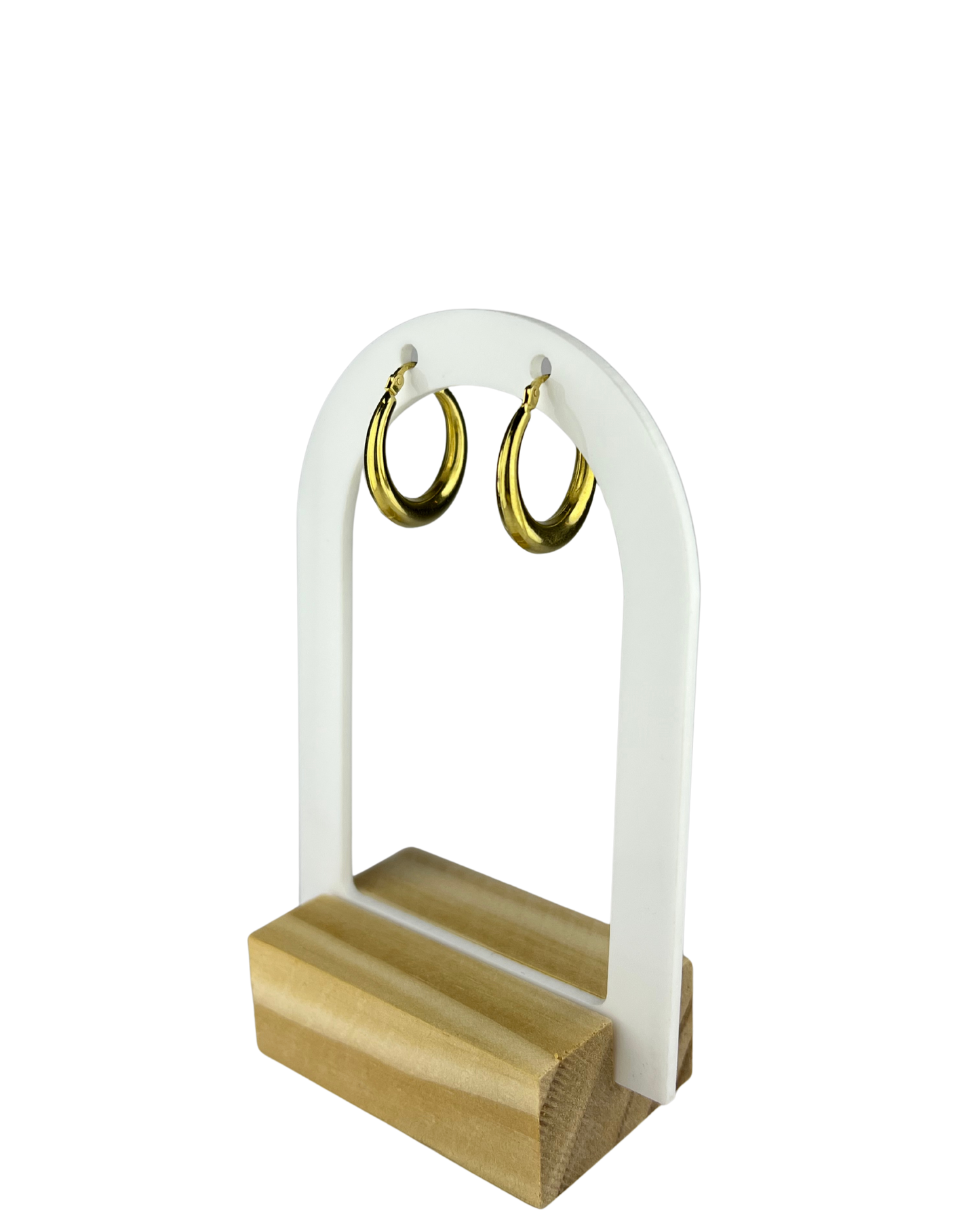 21mm Hoop Earrings in 9ct Yellow Gold