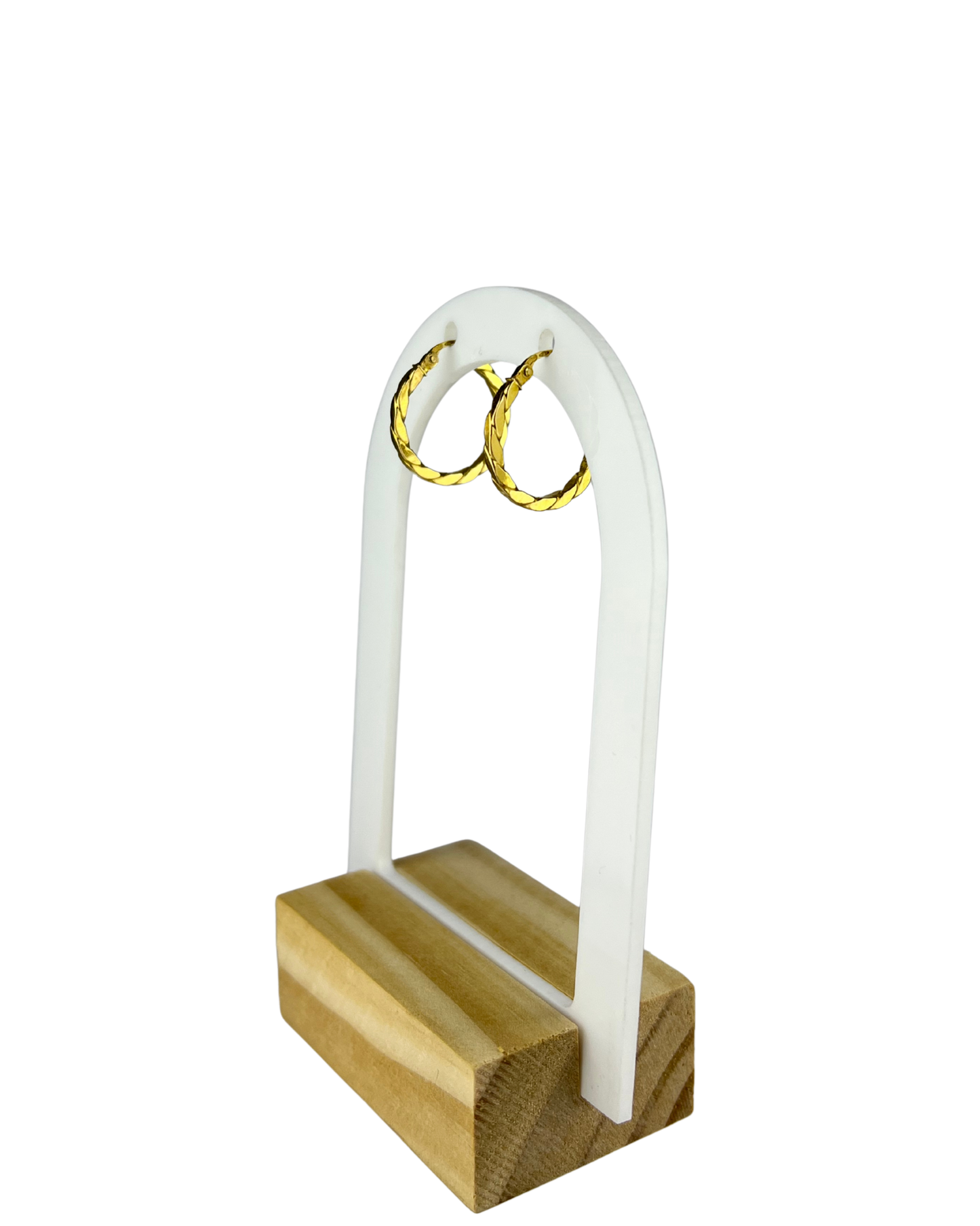 19mm Hoop Earrings in 9ct Yellow Gold