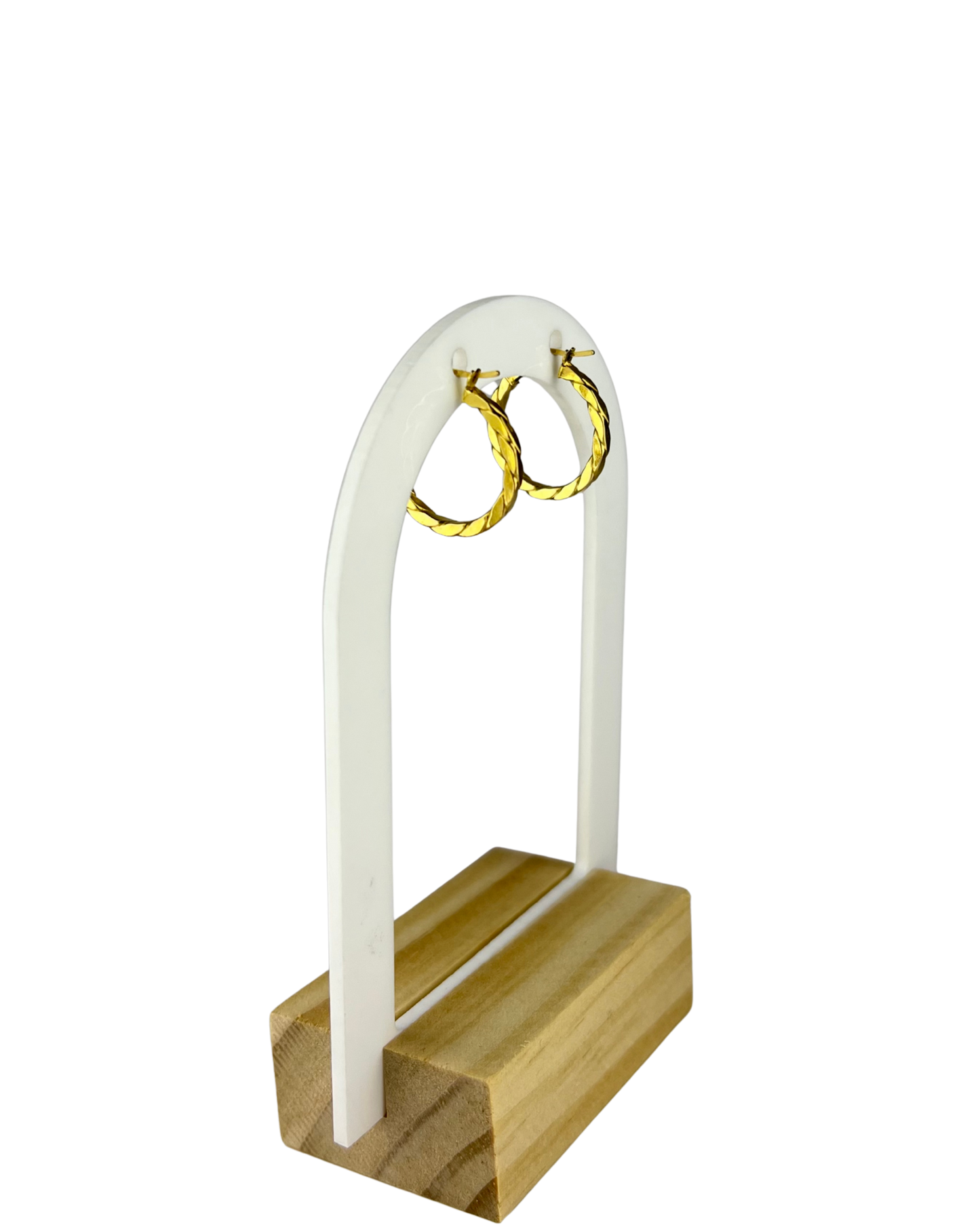 19mm Hoop Earrings in 9ct Yellow Gold