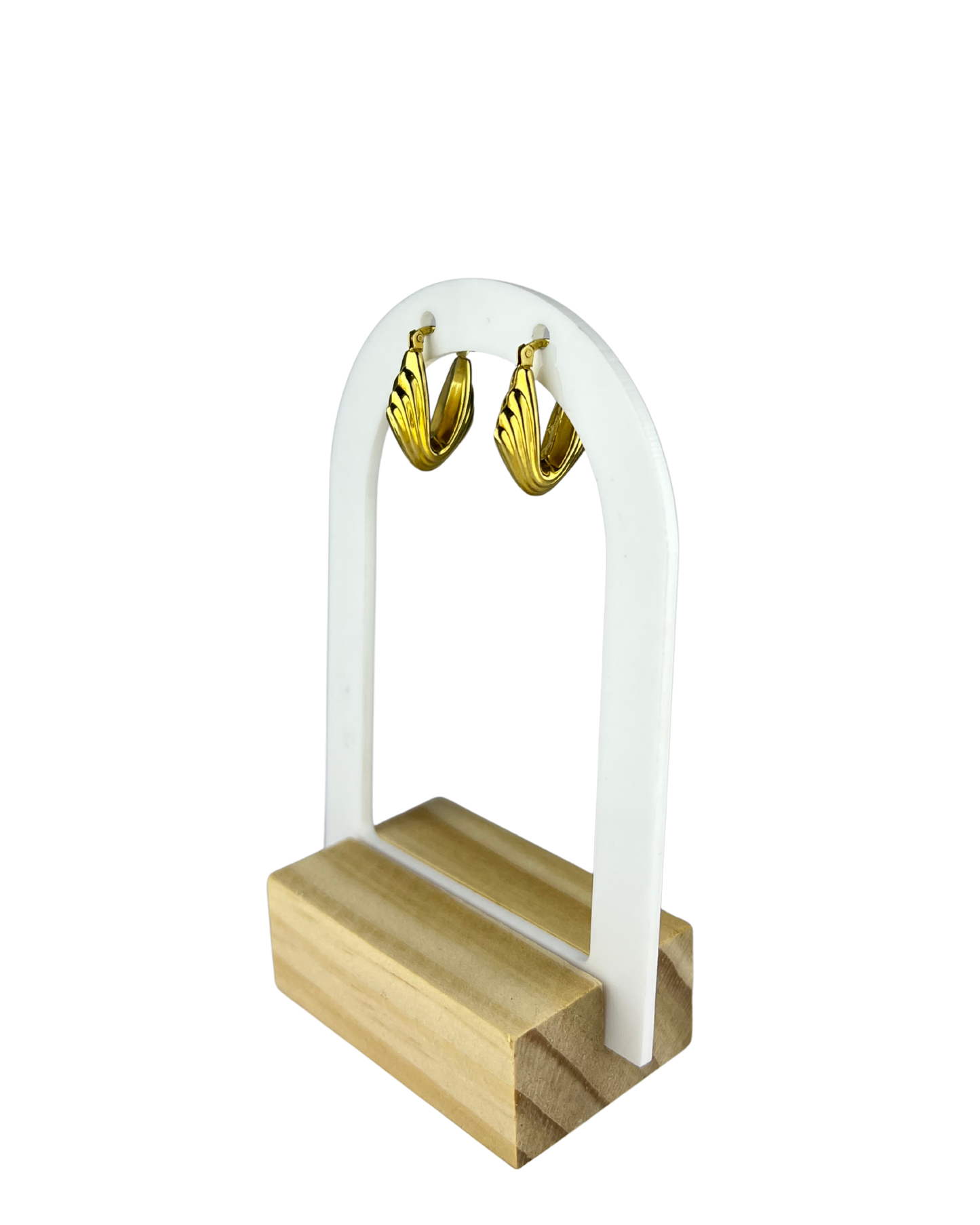 16.5mm Hoop Earrings in 9ct Yellow Gold