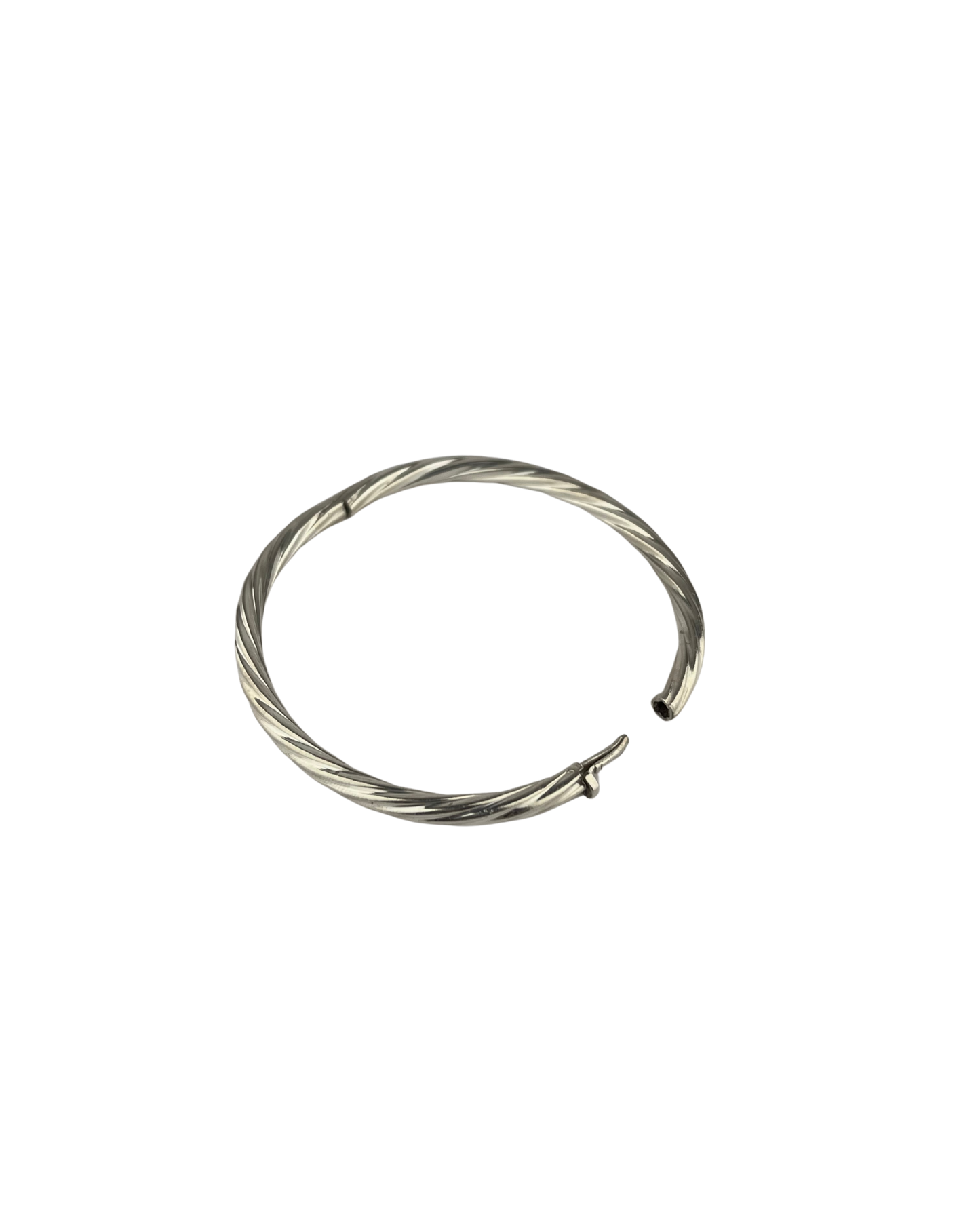 Snap Bangle in Sterling Silver