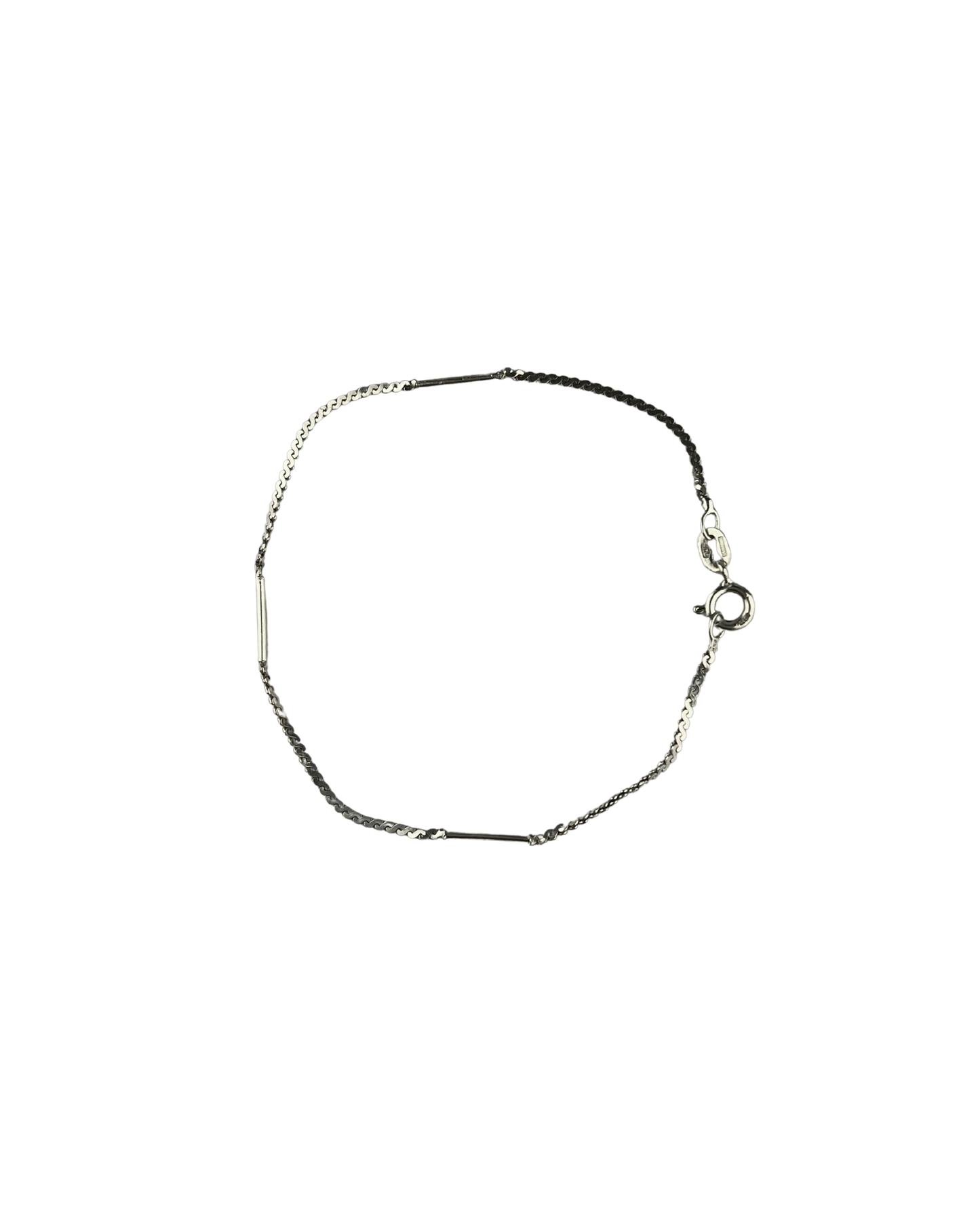 19cm Solid Bracelet in Sterling Silver