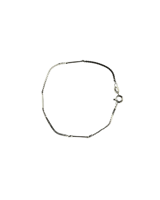 19cm Solid Bracelet in Sterling Silver
