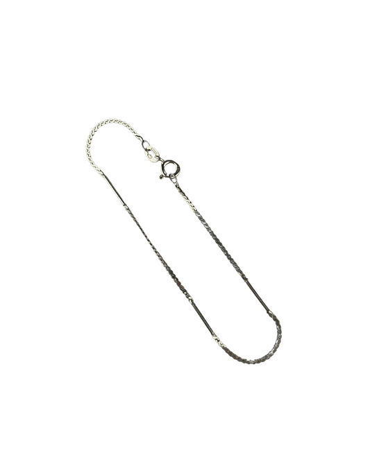 19cm Solid Bracelet in Sterling Silver