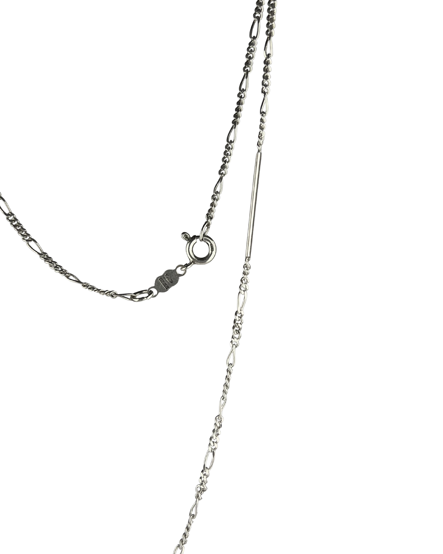 48cm Solid Curb Chain in Sterling Silver