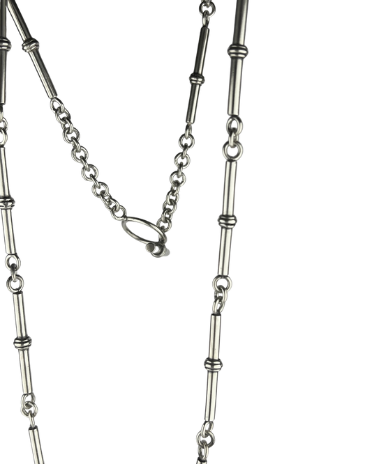 59cm Solid Bar Chain in Sterling Silver