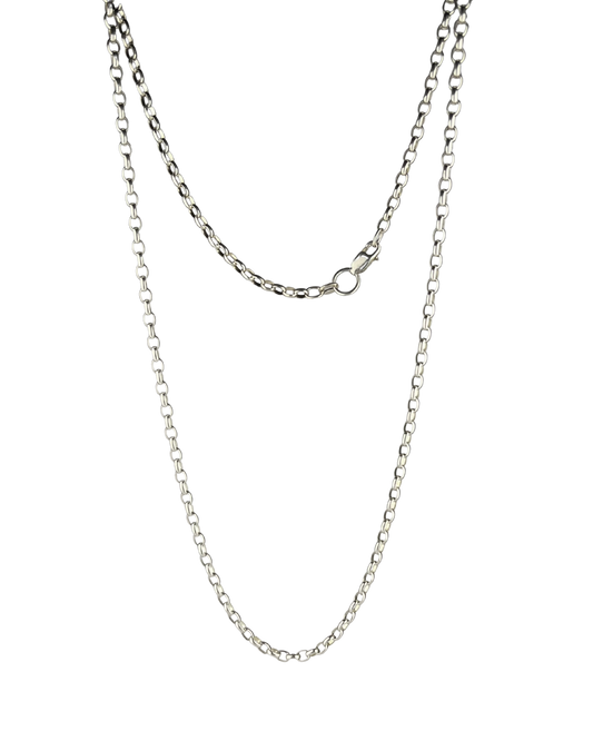 55cm Solid Belcher Chain in Sterling Silver