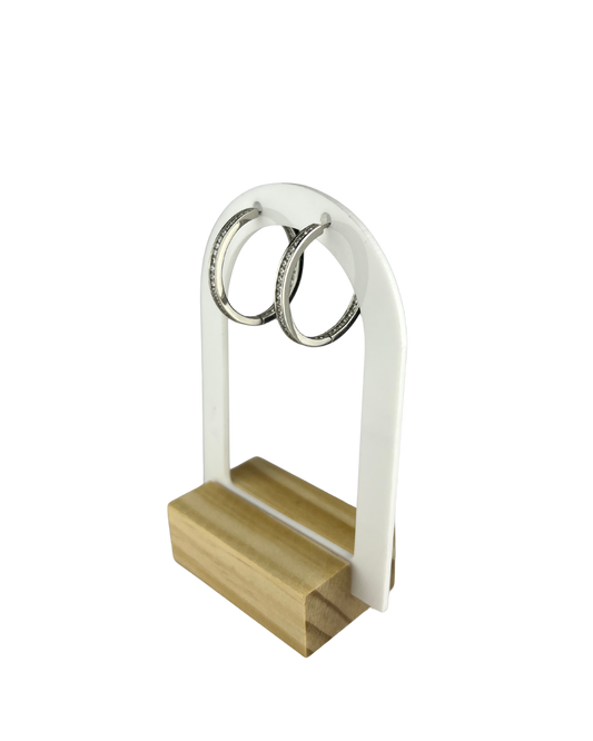 30mm Hoop Earrings in Sterling Silver