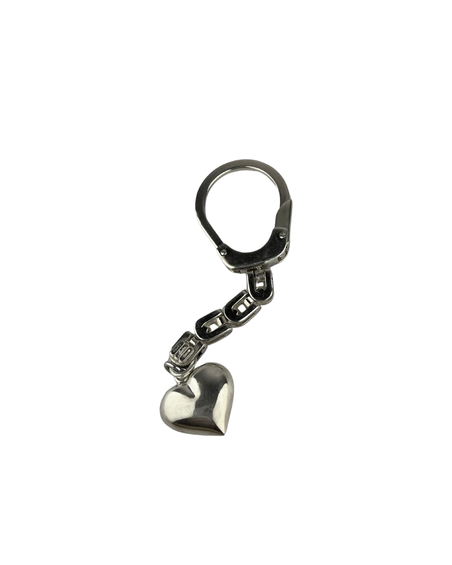 Heart Keychain in Sterling Silver