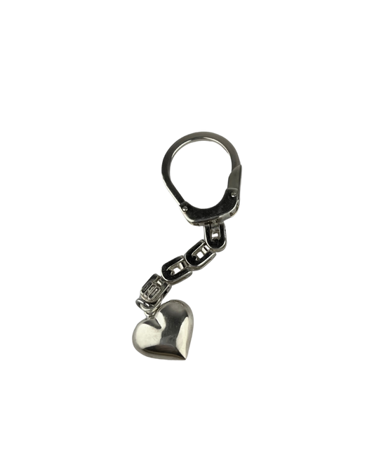 Heart Keychain in Sterling Silver