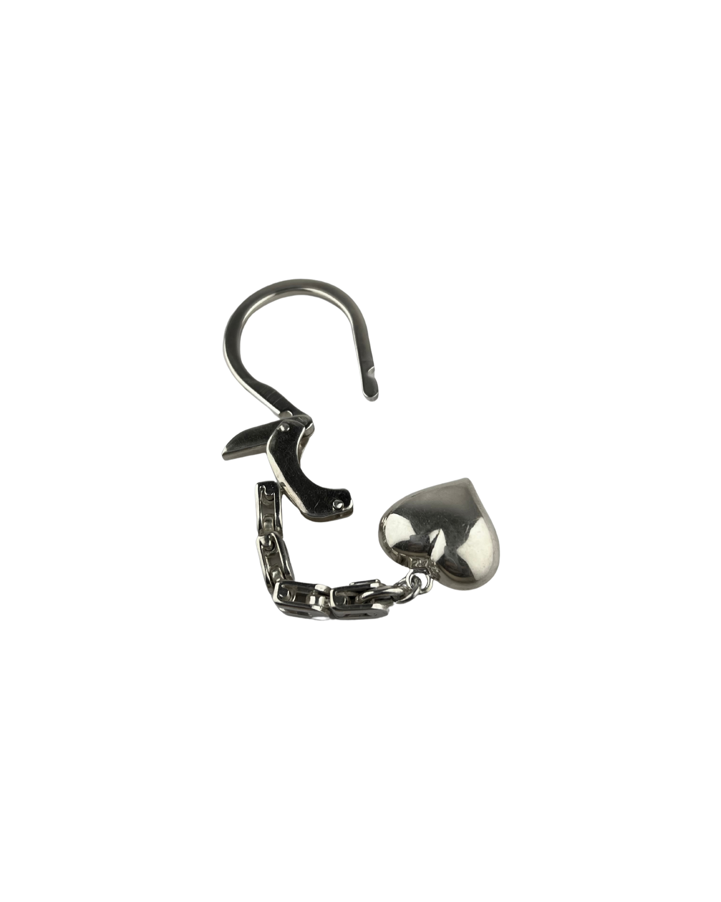 Heart Keychain in Sterling Silver