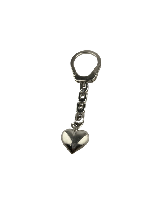 Heart Keychain in Sterling Silver