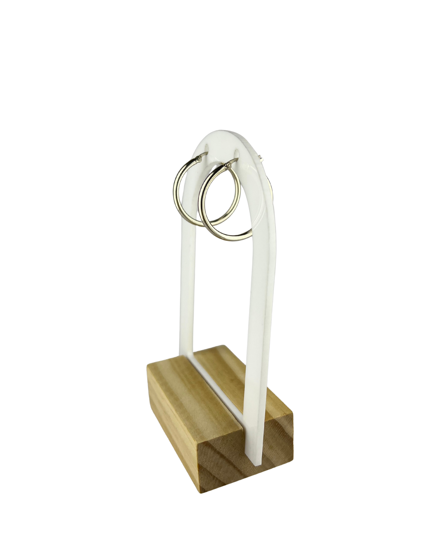 25mm Hoop Earrings in Sterling Silver