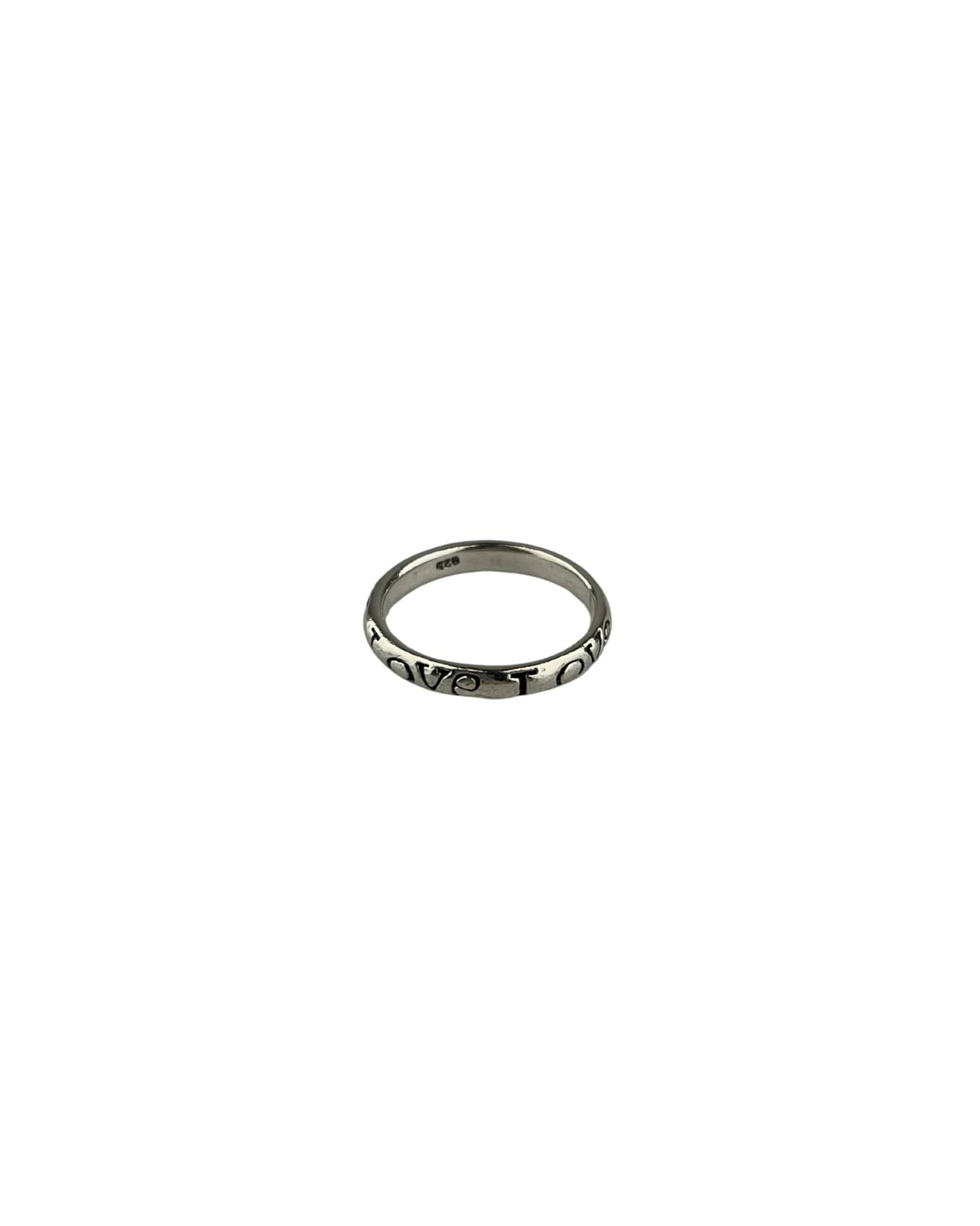 Love Ring in Sterling Silver