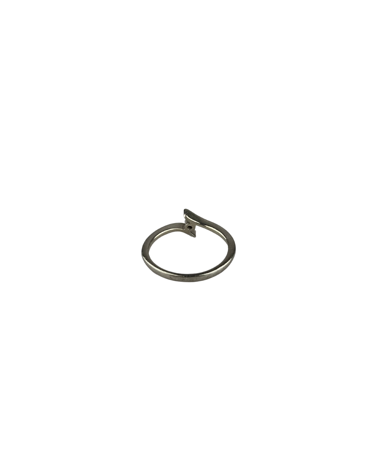 Solitaire Ring in Sterling Silver
