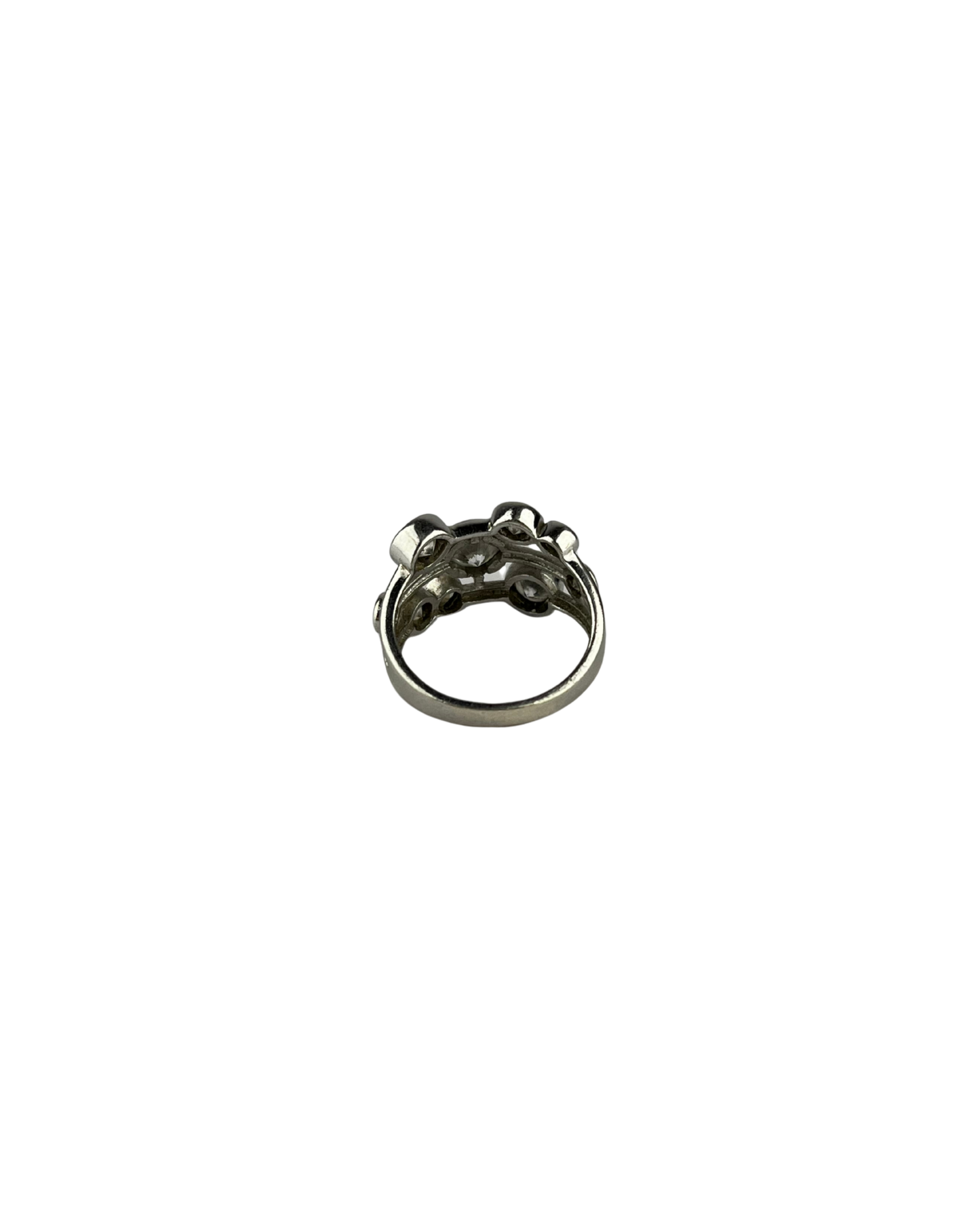 Cluster Ring in Sterling Silver