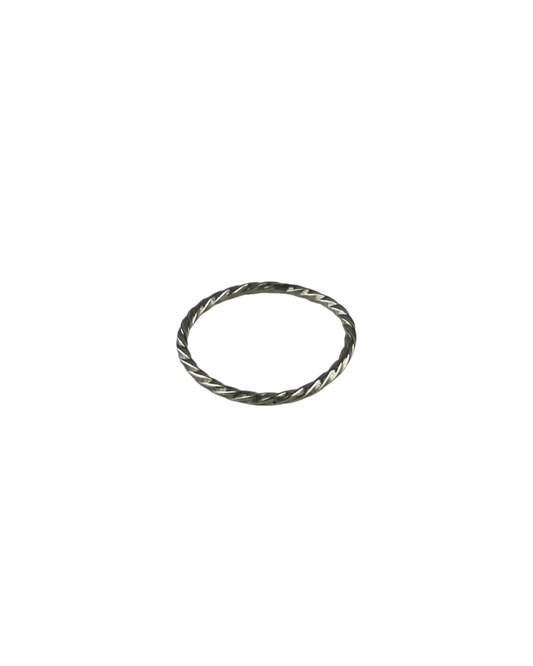 Twisted Ring in Sterling Silver