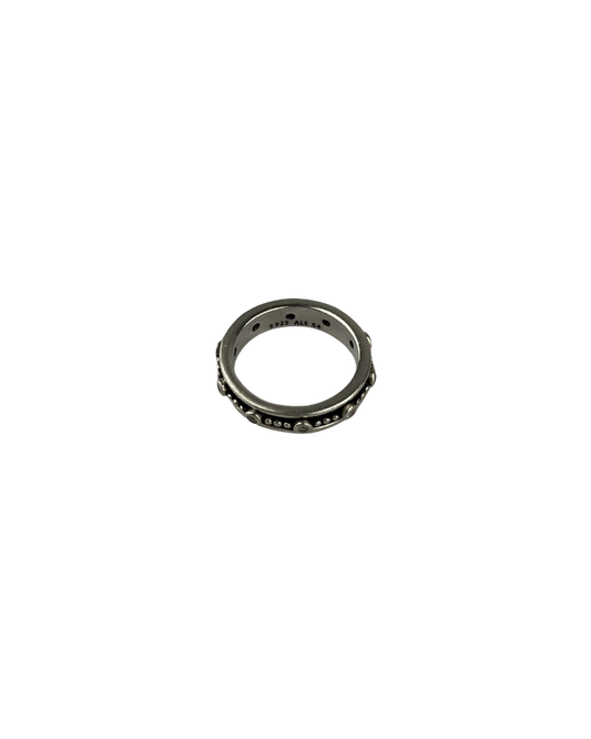 Spaced Eternity Ring in Sterling Silver