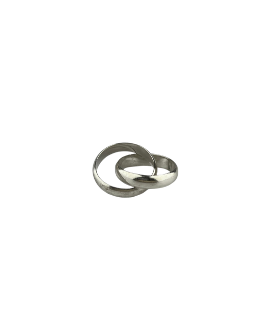 Duo Ring in Sterling Silver