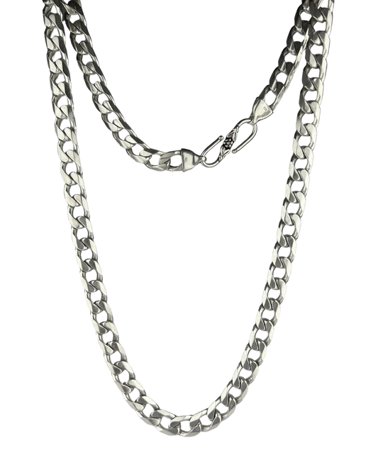 58cm Solid Curb Chain in Sterling Silver