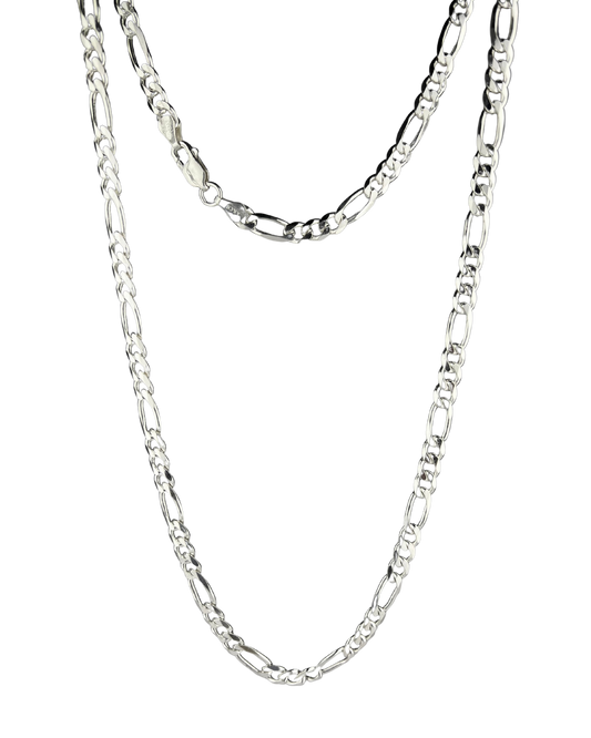 60cm Solid Curb Chain in Sterling Silver