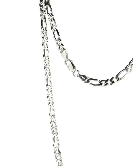 60cm Solid Curb Chain in Sterling Silver