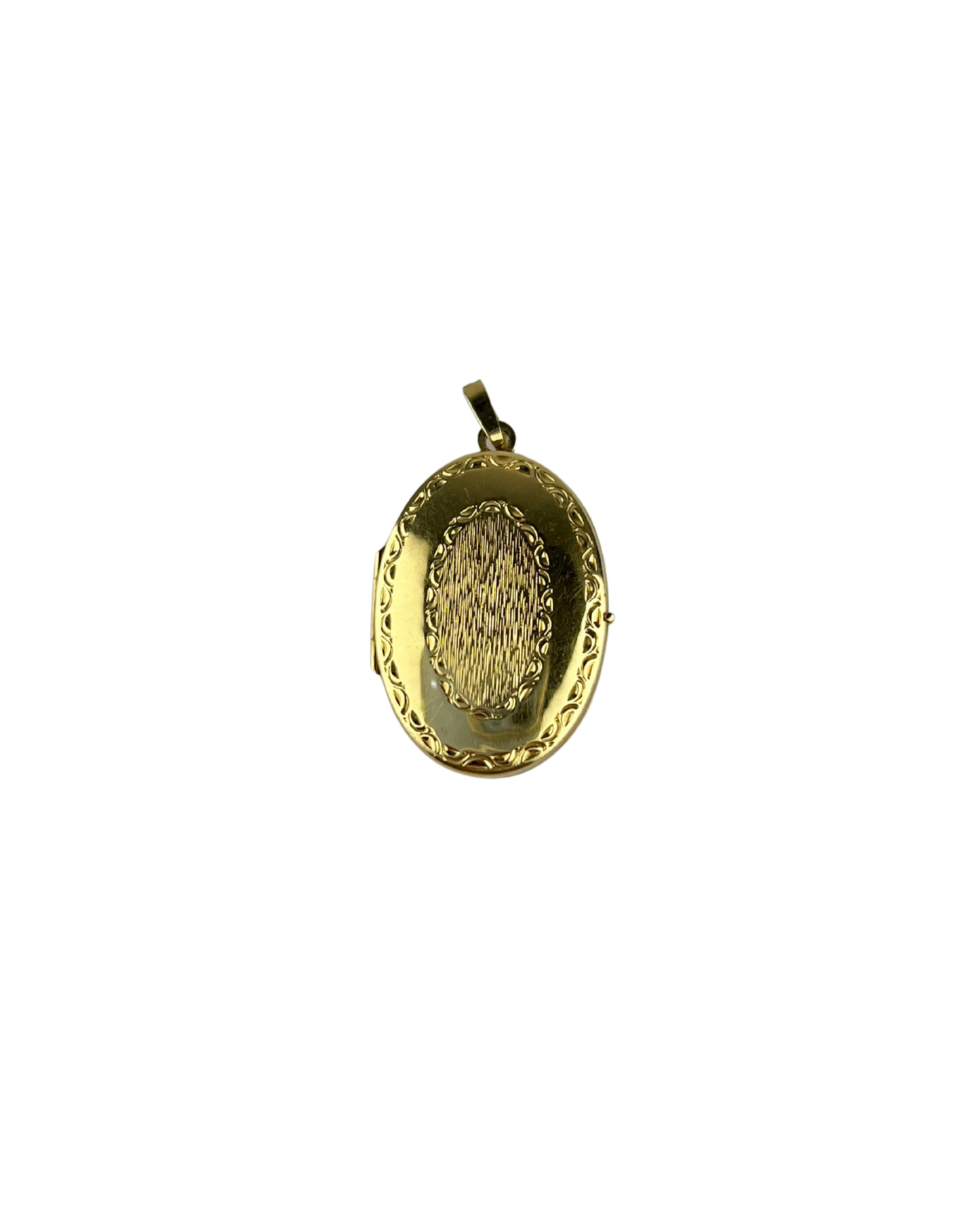 Large Locket Pendant in 9ct Yellow Gold