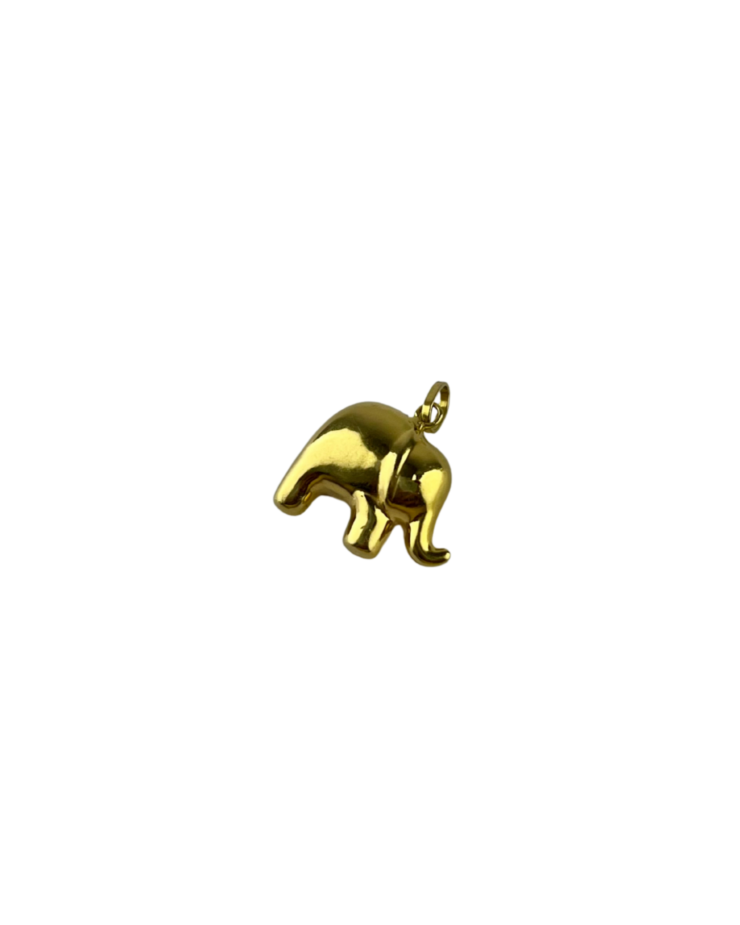 Elephant Pendant in 9ct Yellow Gold