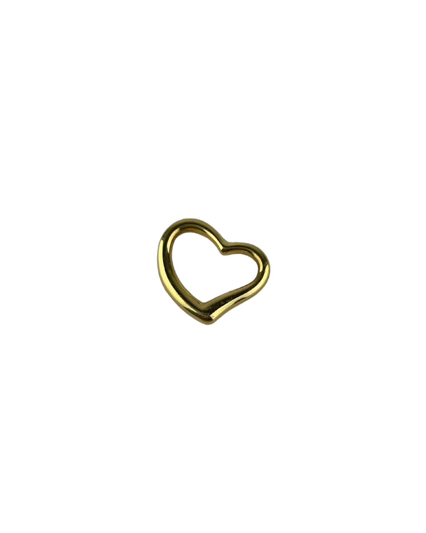 Loop Heart Pendant in 9ct Yellow Gold