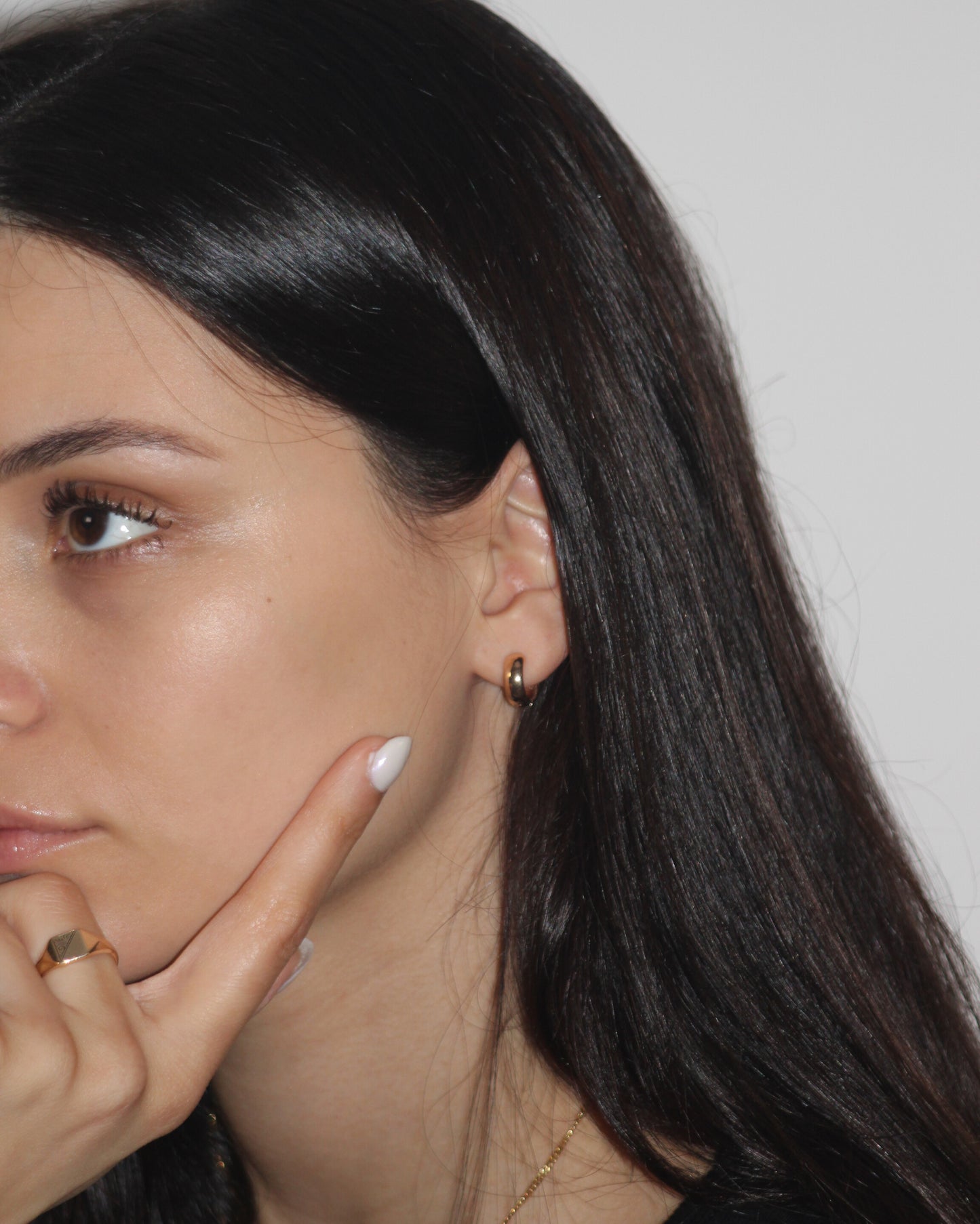 13mm Huggie Earrings in 9ct Yellow Gold