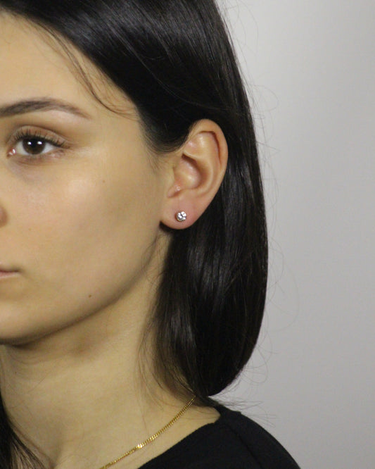 5.5mm Stud Earrings in 9ct Yellow Gold