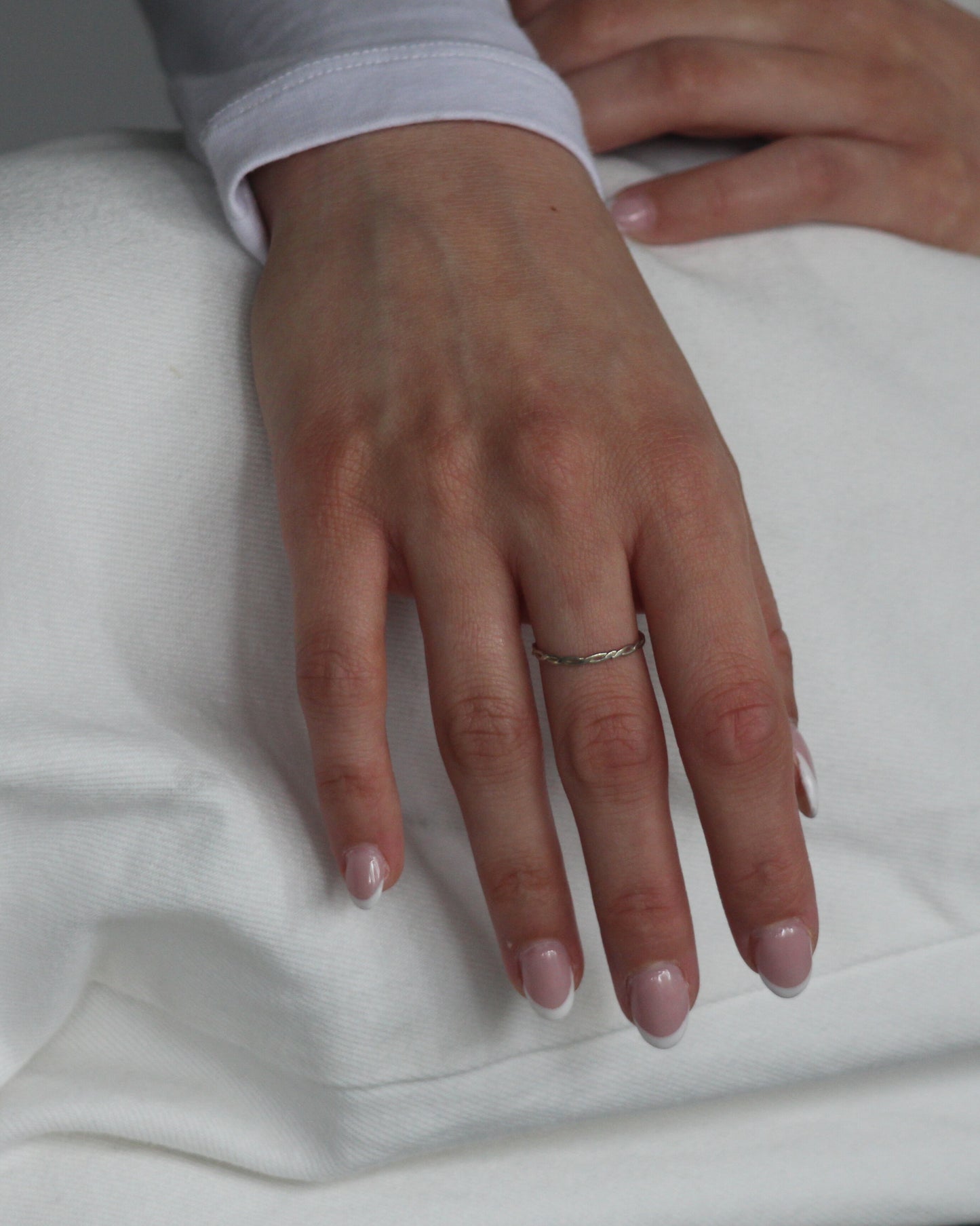 Woven Ring in Sterling Silver