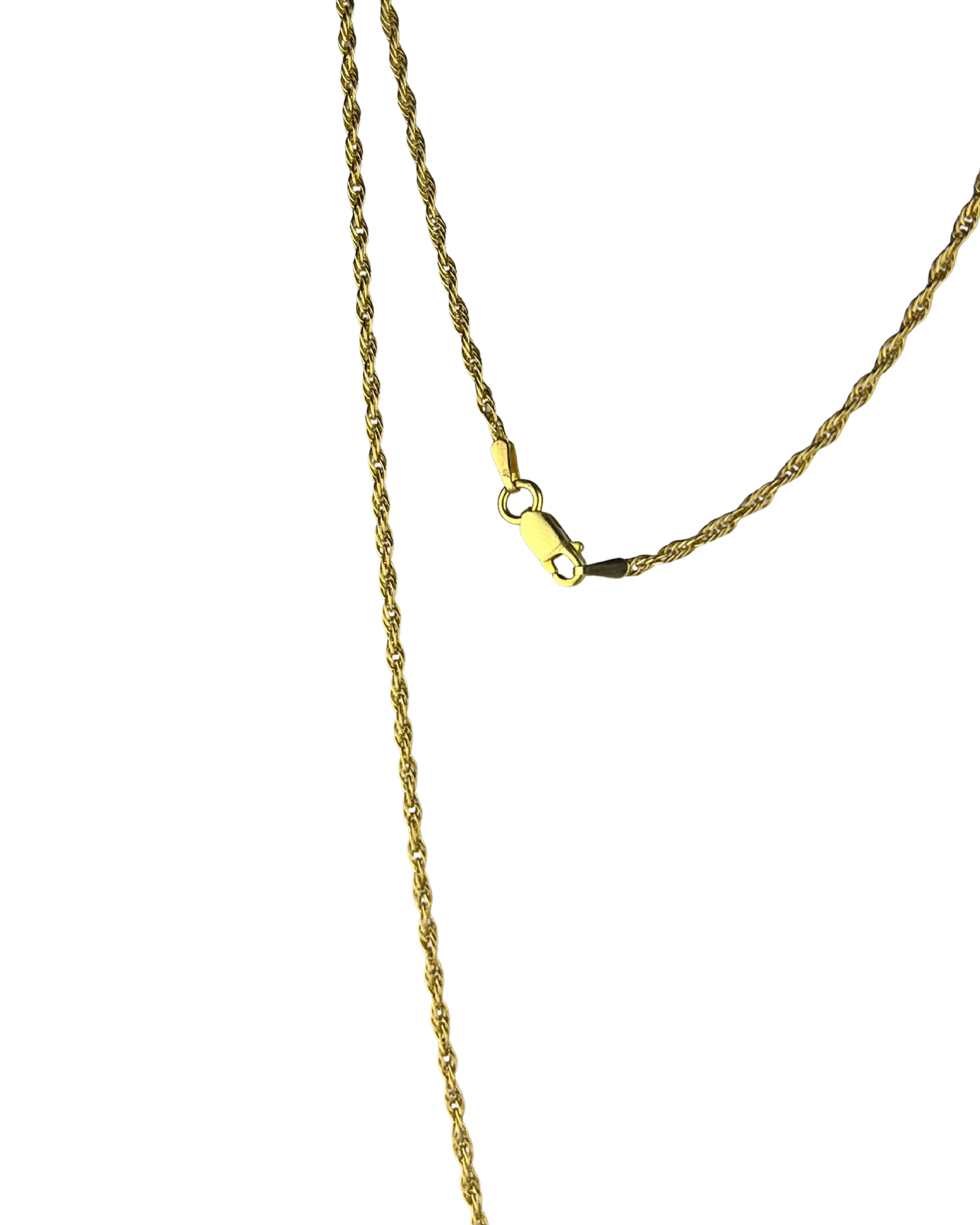 52cm Solid Rope Chain in 9ct Yellow Gold