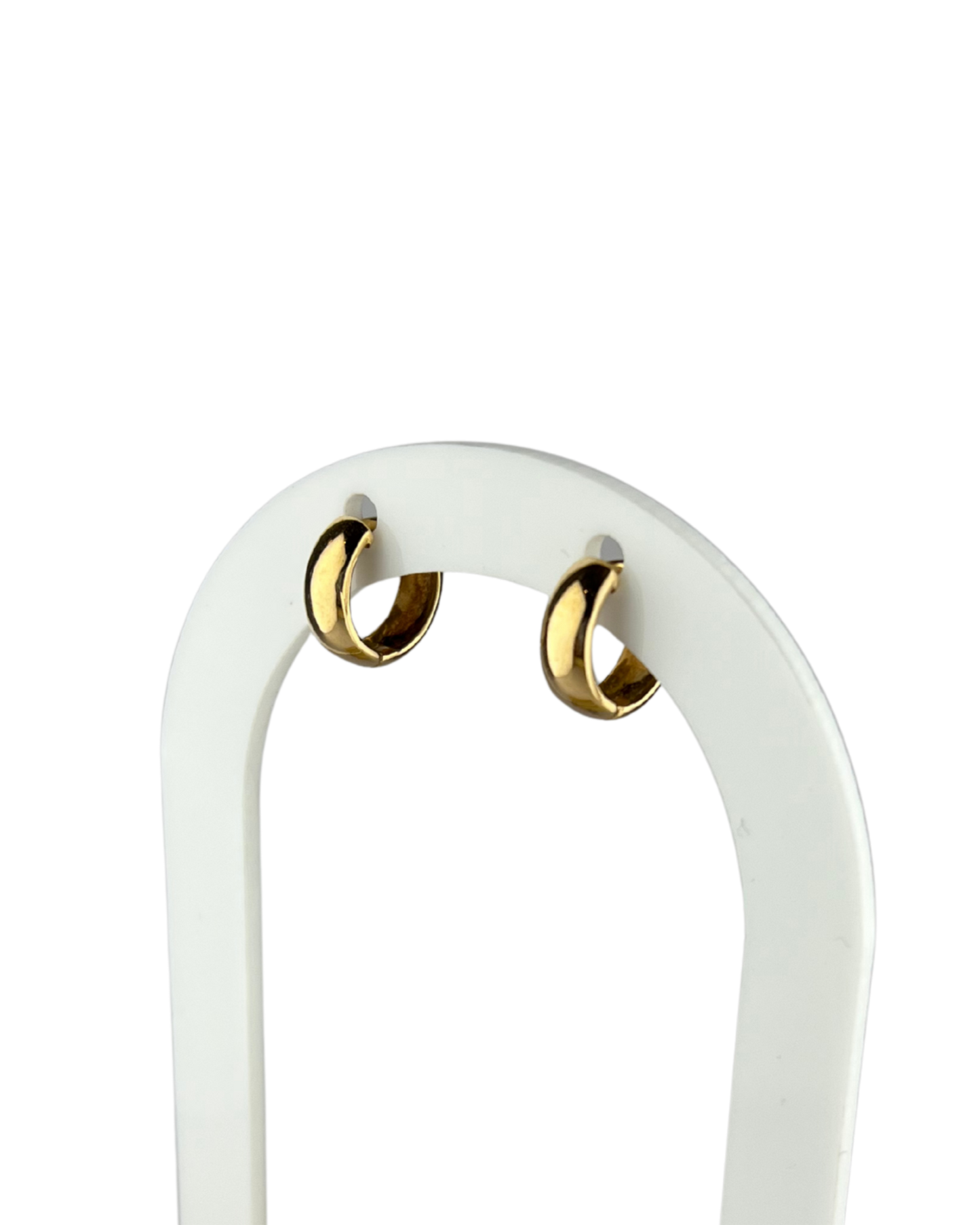 13mm Huggie Earrings in 9ct Yellow Gold