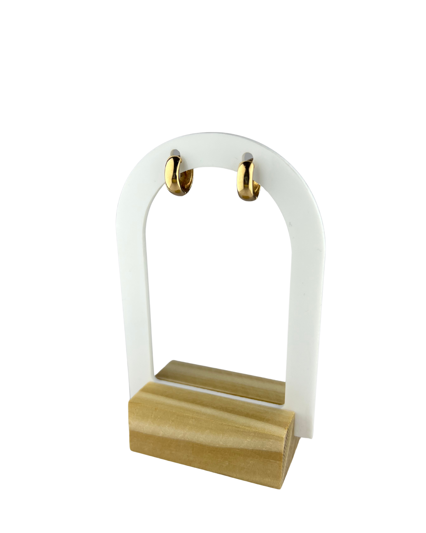 13mm Huggie Earrings in 9ct Yellow Gold