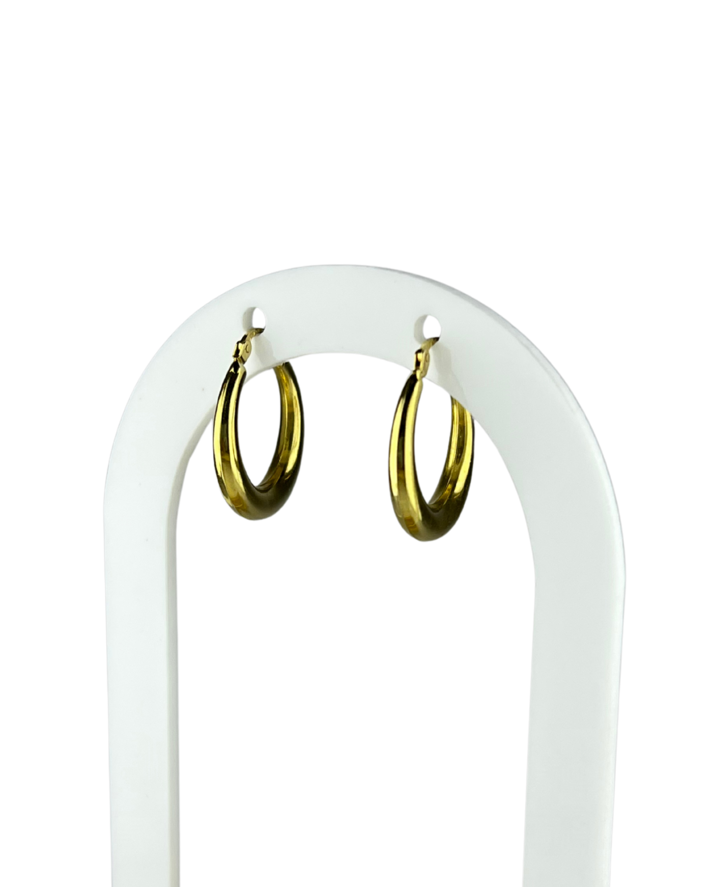 21mm Hoop Earrings in 9ct Yellow Gold