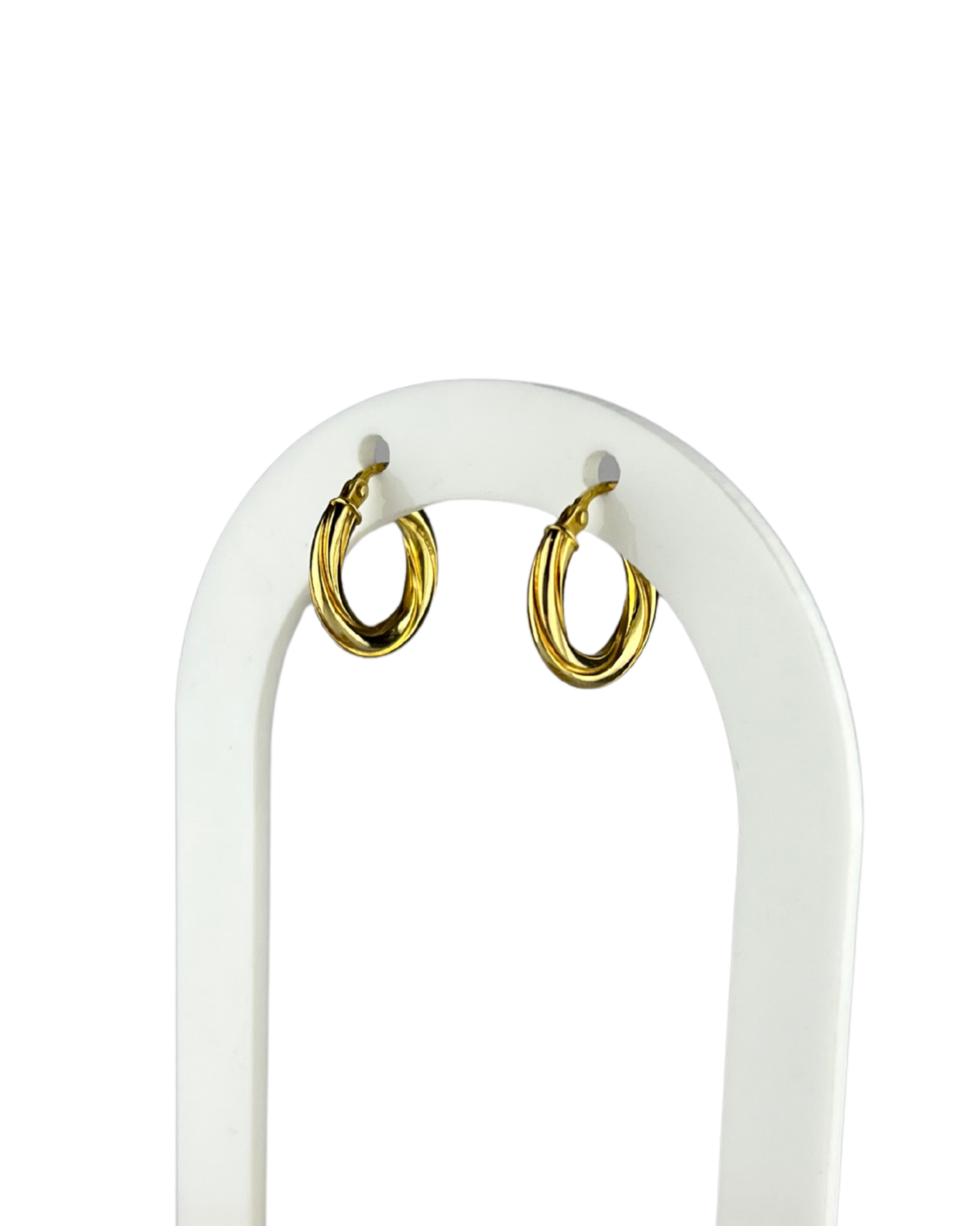 16mm Hoop Earrings in 9ct Yellow Gold