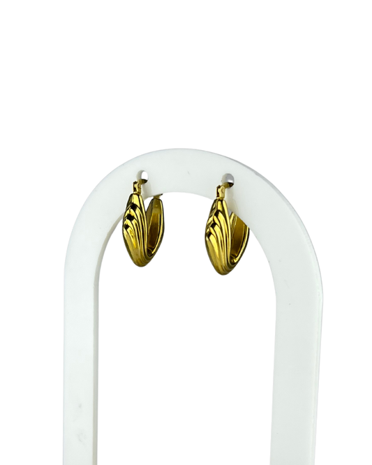 16.5mm Hoop Earrings in 9ct Yellow Gold
