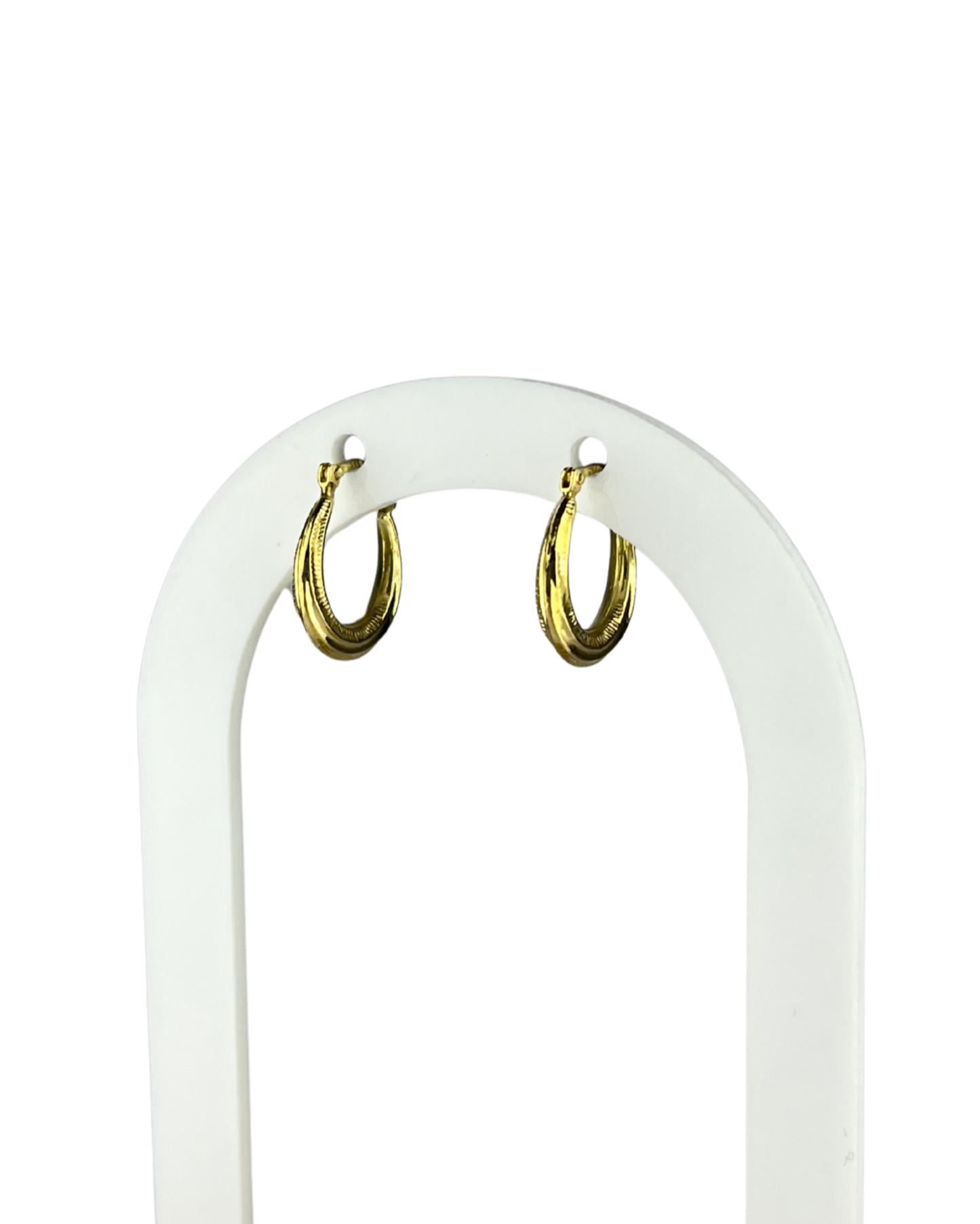 16.3mm Hoop Earrings in 9ct Yellow Gold