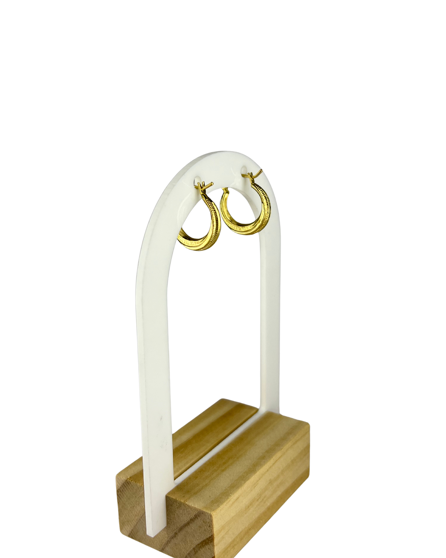 16.3mm Hoop Earrings in 9ct Yellow Gold