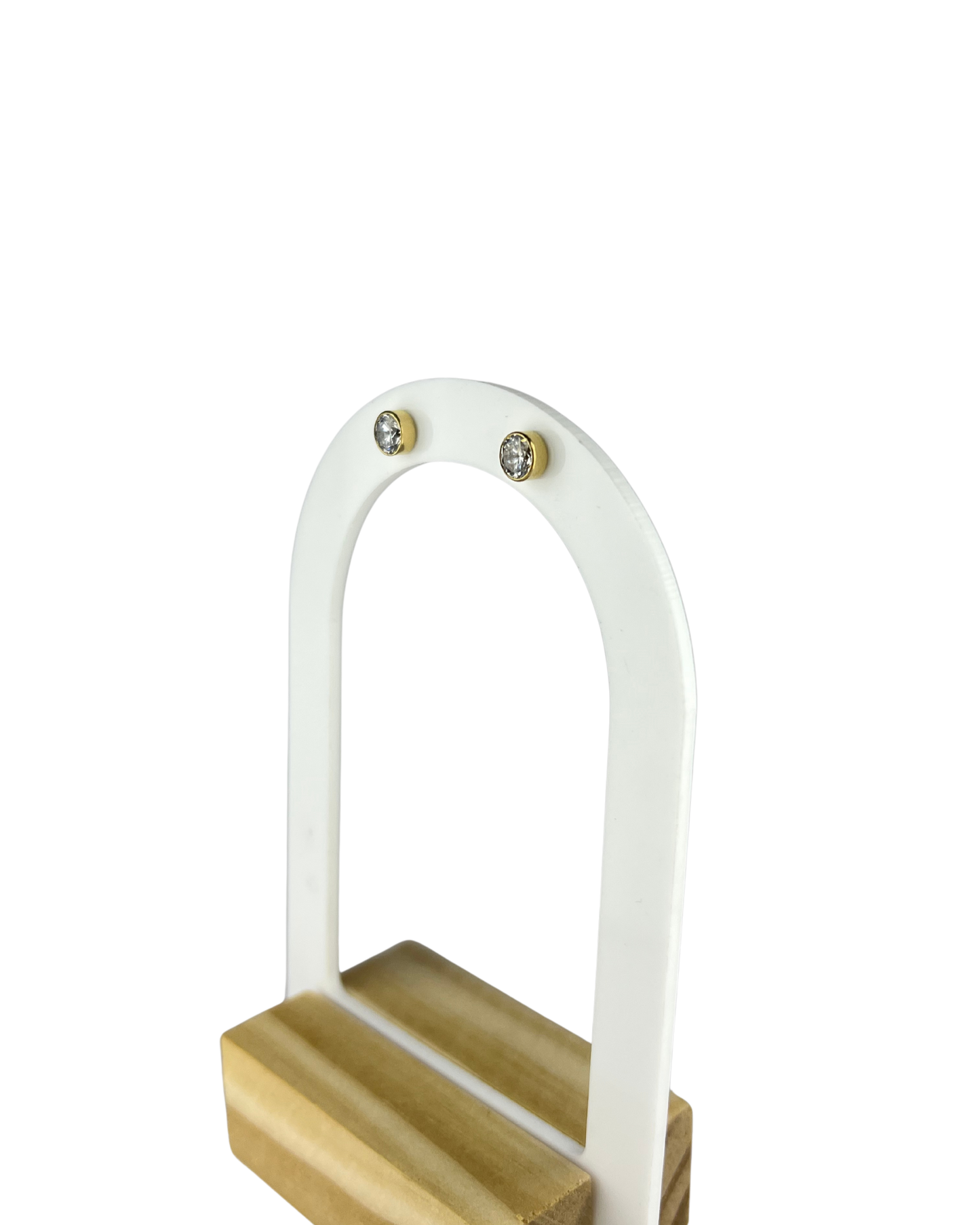 5.5mm Stud Earrings in 9ct Yellow Gold