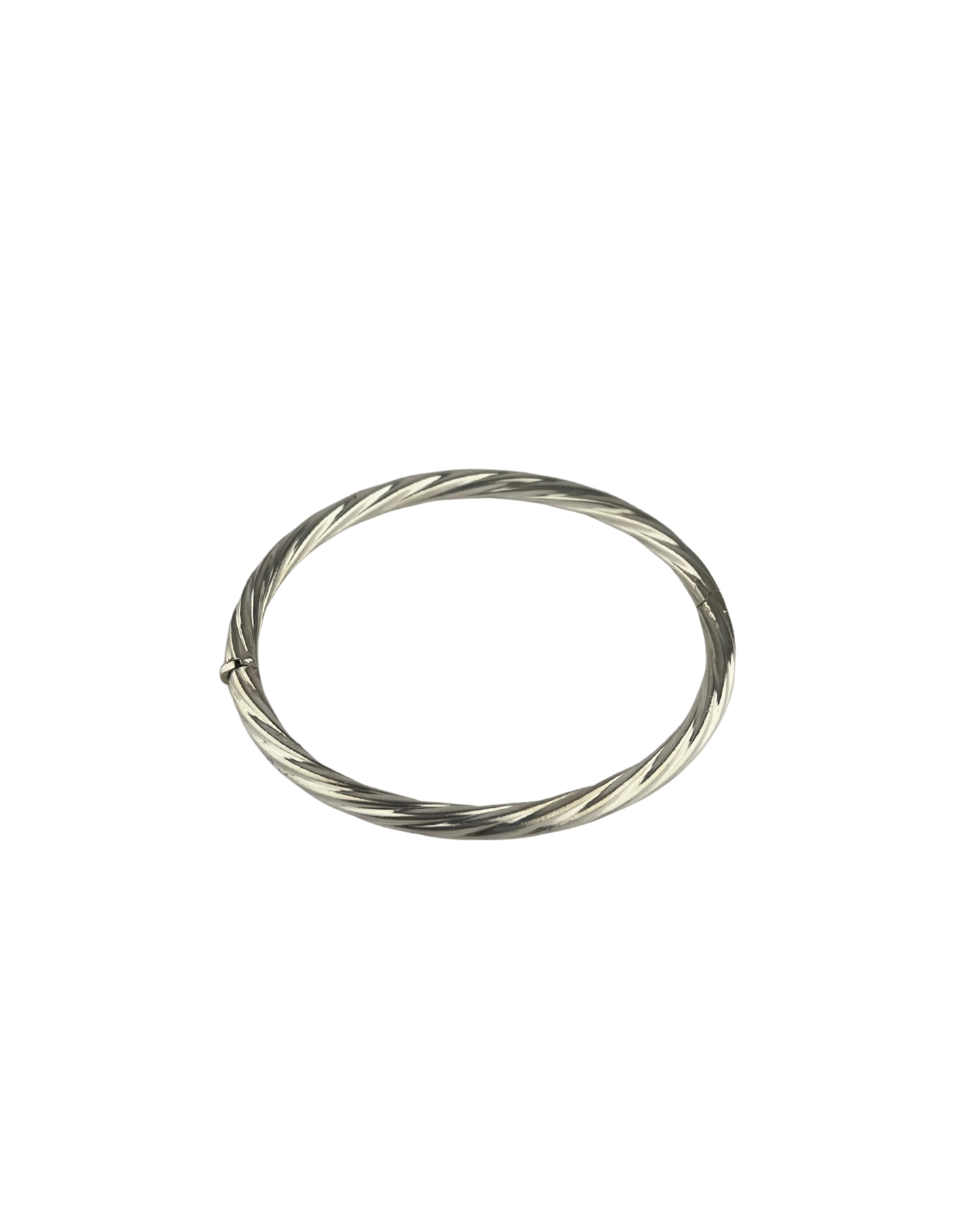 Snap Bangle in Sterling Silver