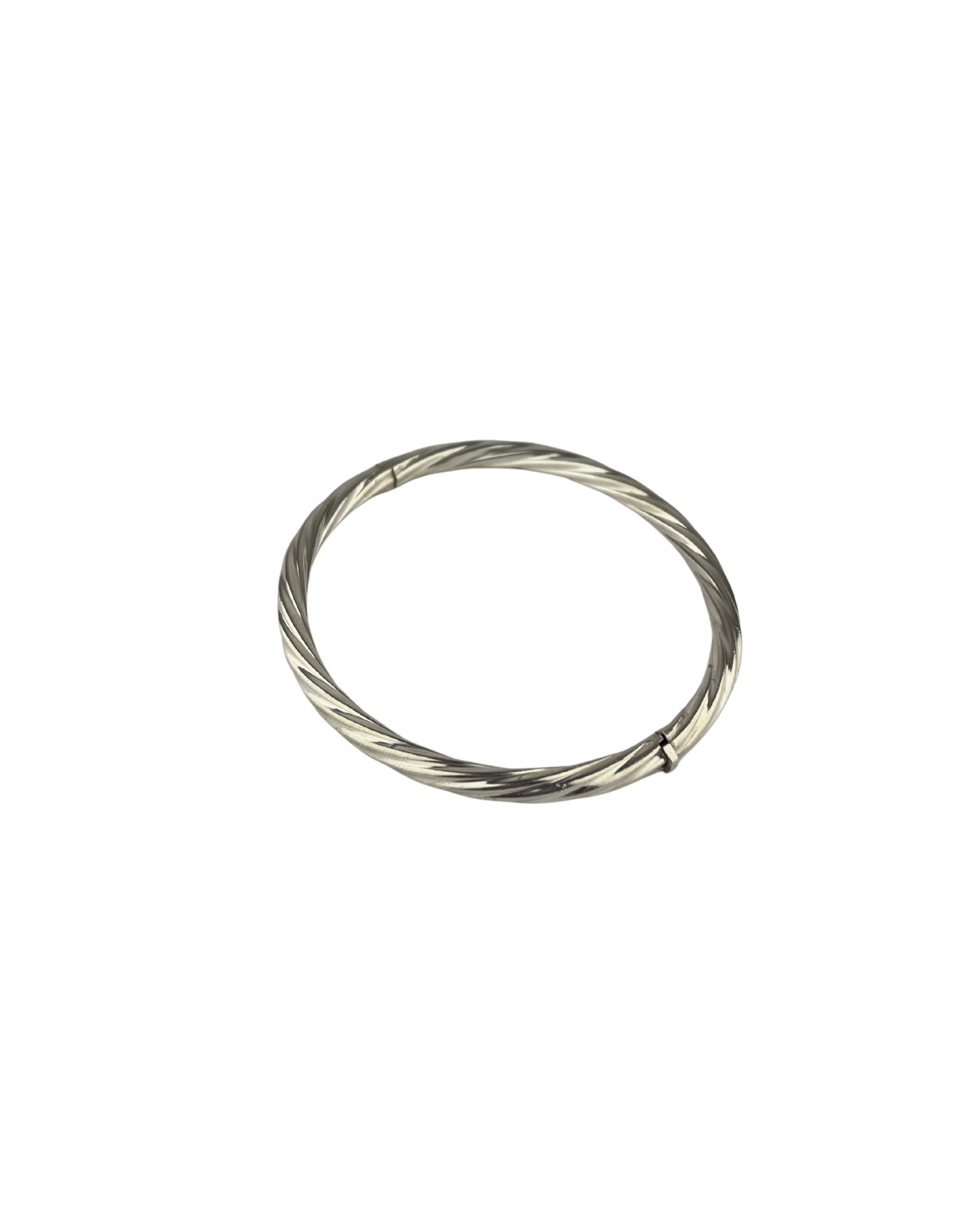Snap Bangle in Sterling Silver