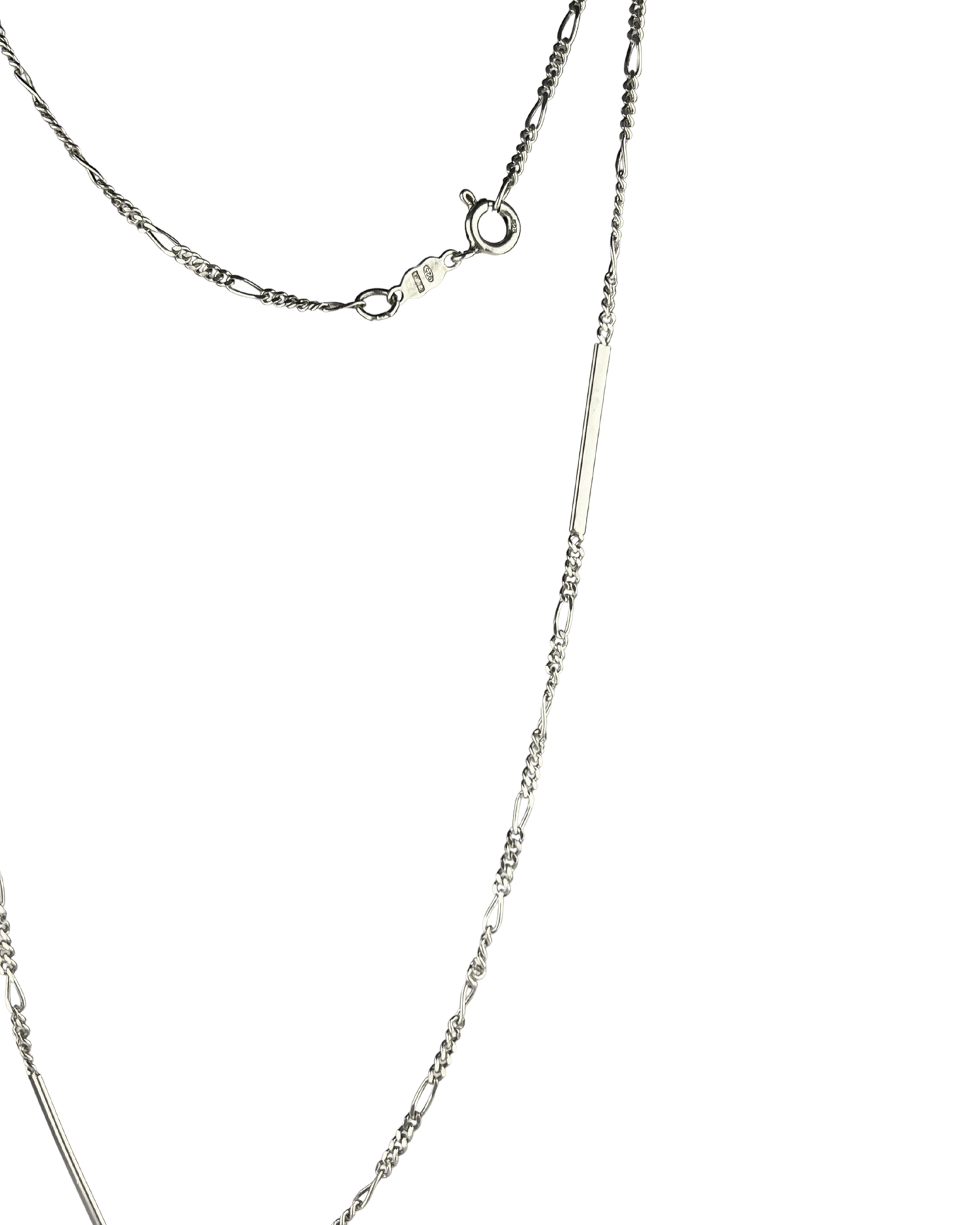 48cm Solid Curb Chain in Sterling Silver